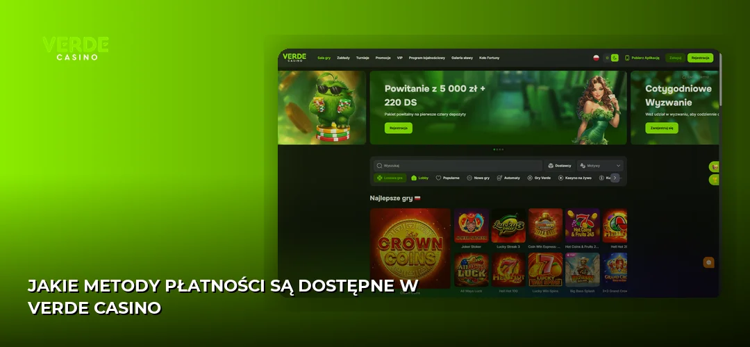 Verde Casino promotional banner